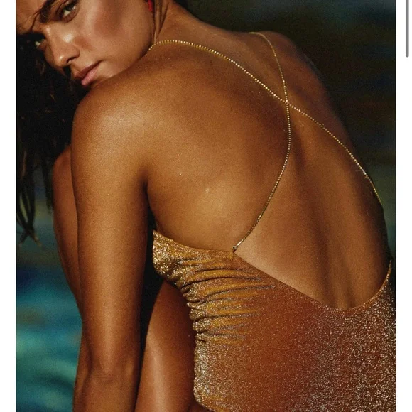 NWT free people SIZE M It's Now Cool The Xback One-Piece Diamond solitare - Picture 1 of 7